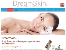Tablet Screenshot of dreamskin.com