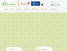 Tablet Screenshot of dreamskin.com.sg